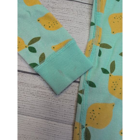 5 Hanna Andersson Lemonade Long John Pajamas - Picture 4 of 10